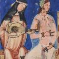 Libro de los juegos, folio 18 R (1283), arabské harémové krásky